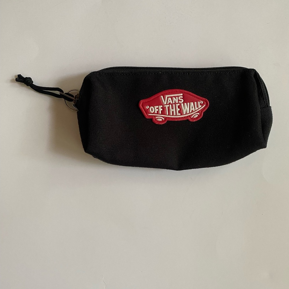 VANS zippered 8” x 4 1/2” zippered tote/toiletry bag